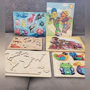 Wooden puzzles bundle